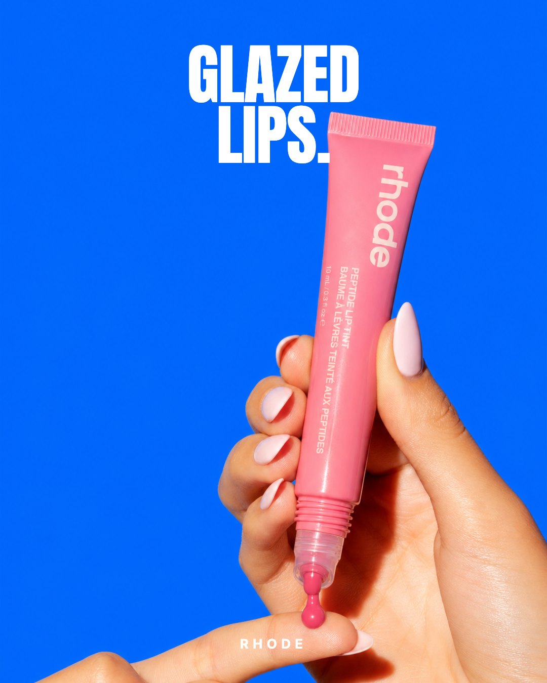 Glazed lips